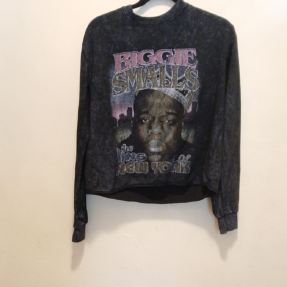 Biggie Smalls Graphic Long Sleeve Shirt